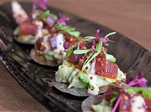 Tuna Tostada - one of the top dishes on the Paladar Tasting Menu